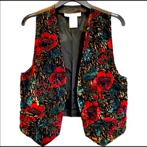 💌 VINTAGE | PARIS SPORT CLUB | FLORAL VEST | SM
